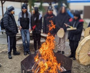 sacred fire / hand drumming