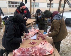 deer meat preparation